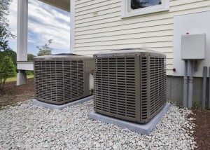 ac condensor unit outside